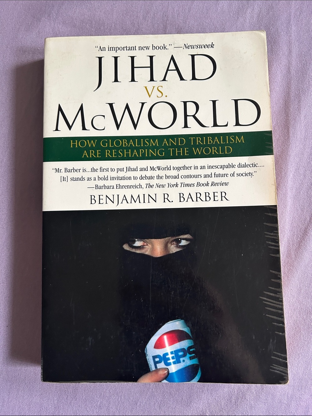 Best seller, Jihad vs. McWorld (Black Cover) by Benjamin R Barber